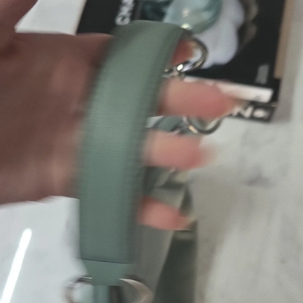 Juicy Couture Green Suede Shoulder Bag
